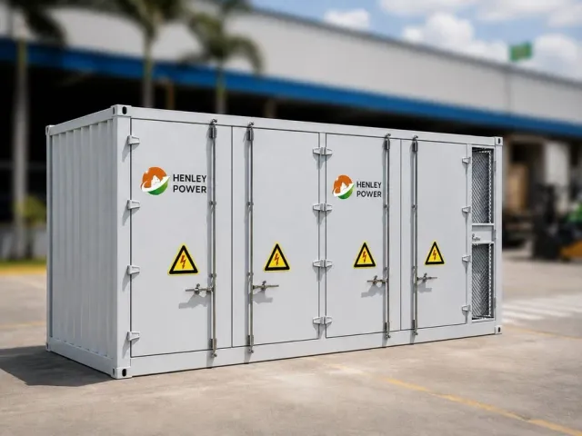 Container BESS com Resfriamento Líquido — sistema de armazenamento Henley Power