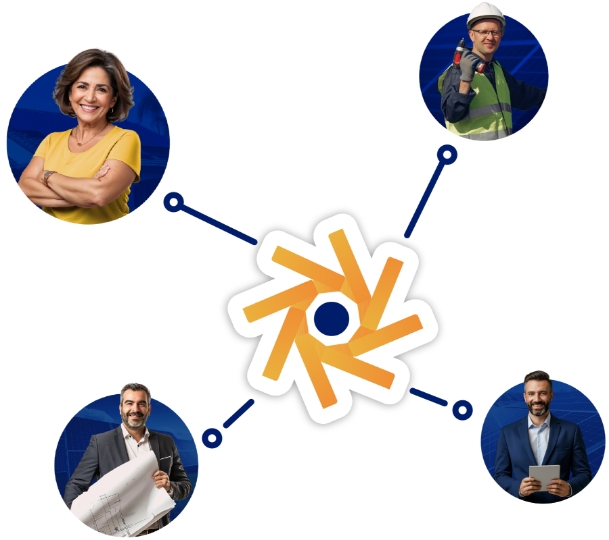 Ecossistema 3D Watt conectando consumidores, integradores, desenvolvedores e investidores